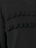 ruffled detailing sweatshirt
