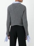 ribbed detailing jumper