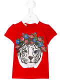 tiger print T-shirt 
