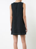 striped shift dress