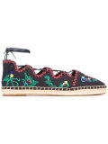 embroidered figures espadrilles 