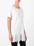 pleated trim blouse 
