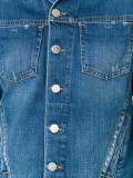 buttoned denim jacket