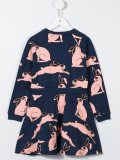 'Rabbit' sweatshirt dress