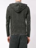 Rinsed-Effect Hooded Sweatshirt