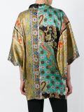 佩斯利印花斗篷式上衣