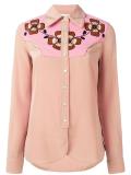floral yoke shirt
