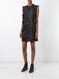 multi-print short dress