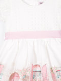 printed flared dress
