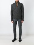 zip-up long sleeve jacket