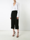 pleated sleeve blouse 