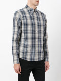button down check shirt