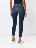 'The Looker Crop'紧身牛仔裤