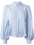 chest logo embroidered shirt