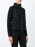 padded front knit jacket