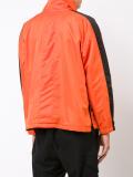 zipped collar jacket