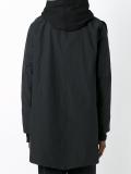 thick lapels zipped jacket