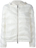 curved panel hooded jacket