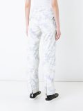 camouflage print ski trousers