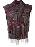 fringed biker gilet