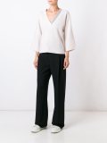 和服式袖子毛衣