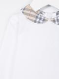 House Check collar romper