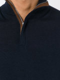 The Regent fine gauge half zip sweater