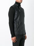 sleeveless biker jacket
