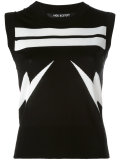 Lightning Bolt striped tank top