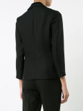 shrunken draped blazer