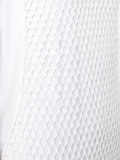 sheer panel dress