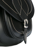 braided top handle saddle bag