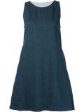 two-tone denim dress