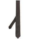 polka dot jacquared tie
