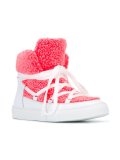 woolen panel snow boots
