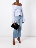 velvet 'Lee' clutch