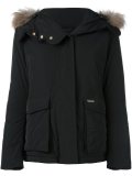 short military hooded jacket