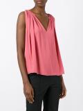 gathered tank top
