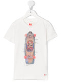 skate print T-shirt