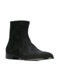 zipped ankle boots