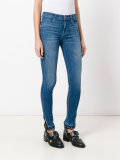 high-waist skinny jeans