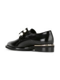 pearled trim loafers 