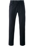 handkerchief back detail trousers