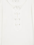 lace-up blouse 
