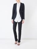 zip detail trousers