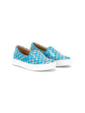 elephant print slip-on sneakers 