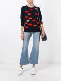 lips print jumper