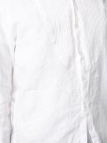 band collar shirt