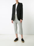 cropped track trousers