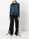 lion head stud crossbody bag 